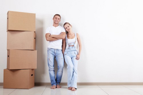 Packing materials and organised moving boxes for a Uxbridge home move
