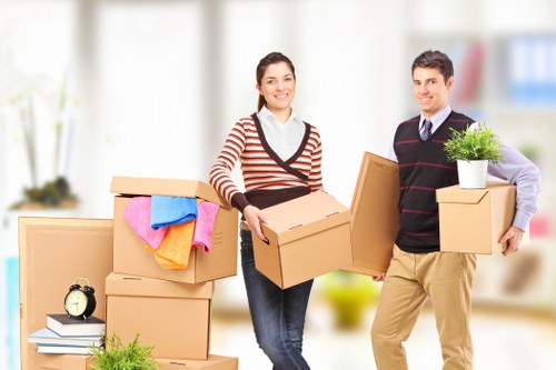Removal team preparing a home move in Uxbridge