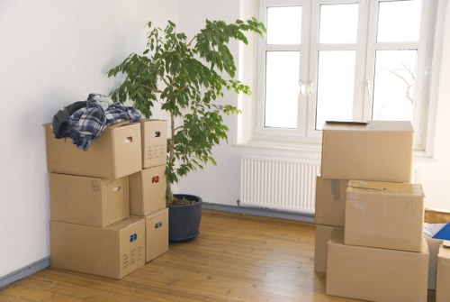 Removal team helping with a home move in Uxbridge