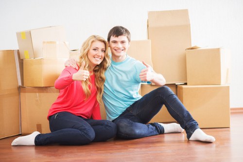 Loading furniture for a house move in Uxbridge