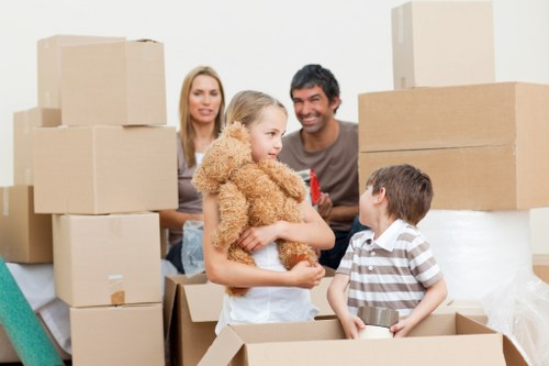 Packing and loading furniture for a Uxbridge removal job